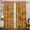 2D FLAT PRINTING 2pcs Curtains (Without Rod) Ancient Egyptian Symbols(2) Popular Minimalist Curtains Machine Washable Fabric