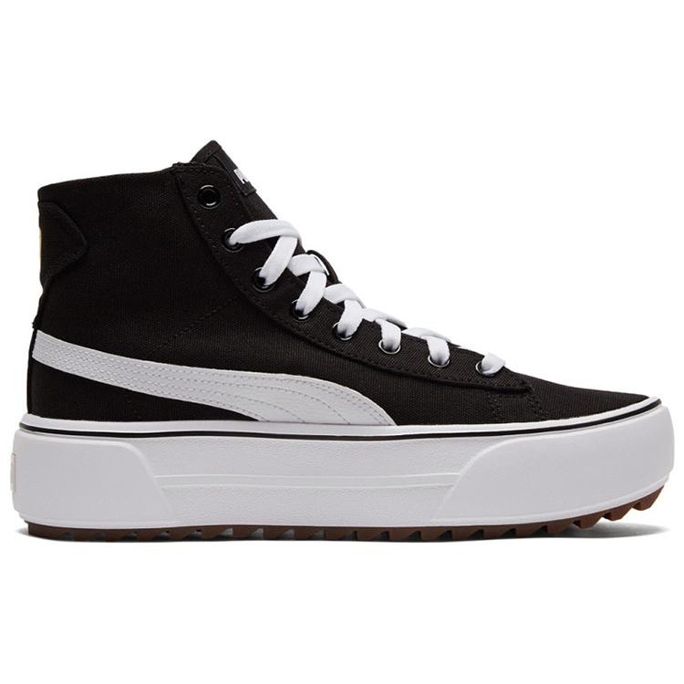 (WMNS) PUMA Sneakers Kaia Mid CV Black/White Women's 384409-02