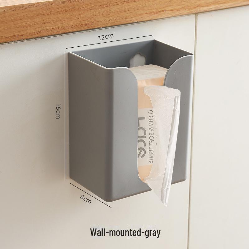 Sleek Wall-Mounted Punch-Free Tissue Box