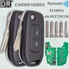 DR Upgrade 4A 433MHz Remote Flip Key CWTWE1G0003 For Renault Symbole Trafic Dacia Duster Logan Sandero Lodgy Dokker