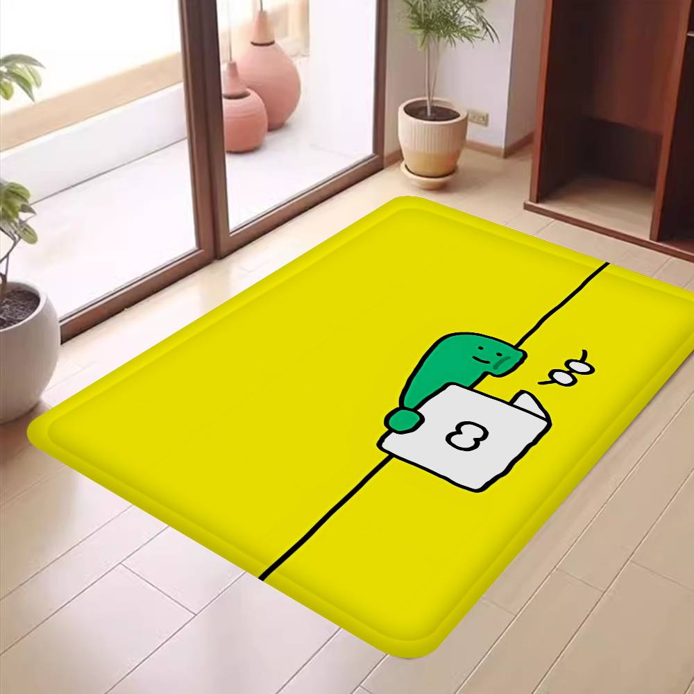 Cartoon J-Joguman S-Studio Door Mat Washable Non-Slip Living Room Sofa Chairs Area Mat Kitchen Doormat Area Rug