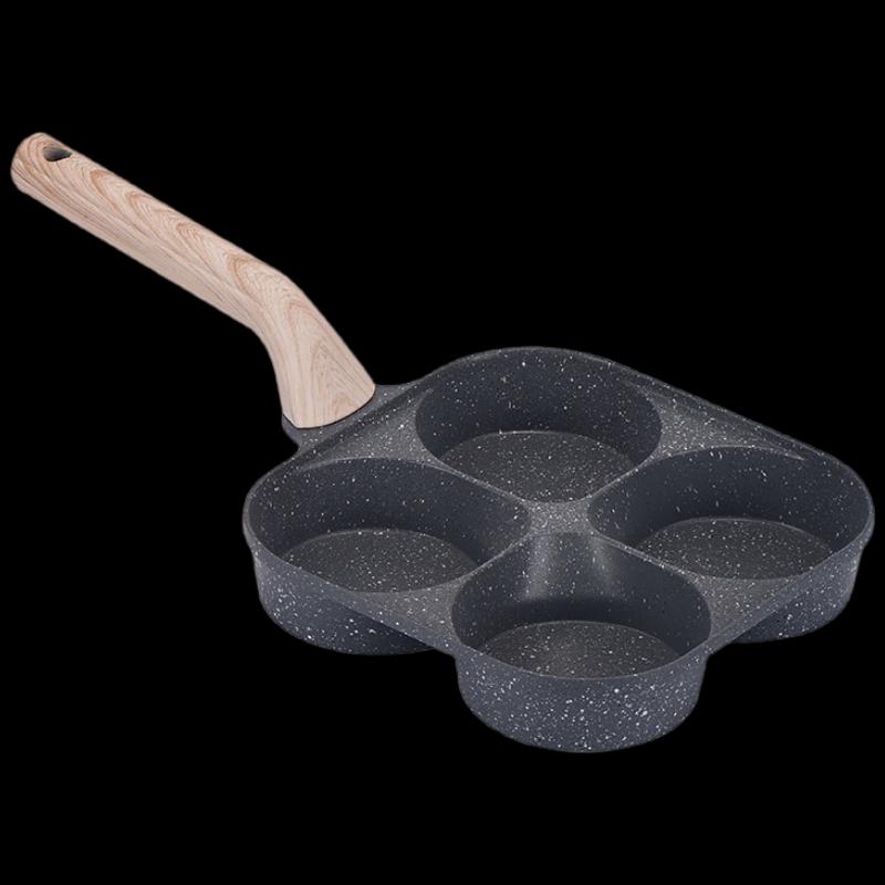 Yetele 4-Hole Non-Stick Frying Pan