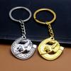 Keychain Holder Souvenirs Gift Vintage Antique Gold Silver Color Horse Pendant Keyring Accessories Gift Jewelry Keychain