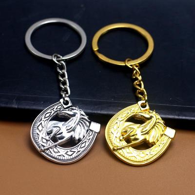 Porte-clés Pendentif Cheval Couleur Or Argent Antique Vintage - Porte-clés Cadeau Souvenir Accessoires Porte-clés Bijoux