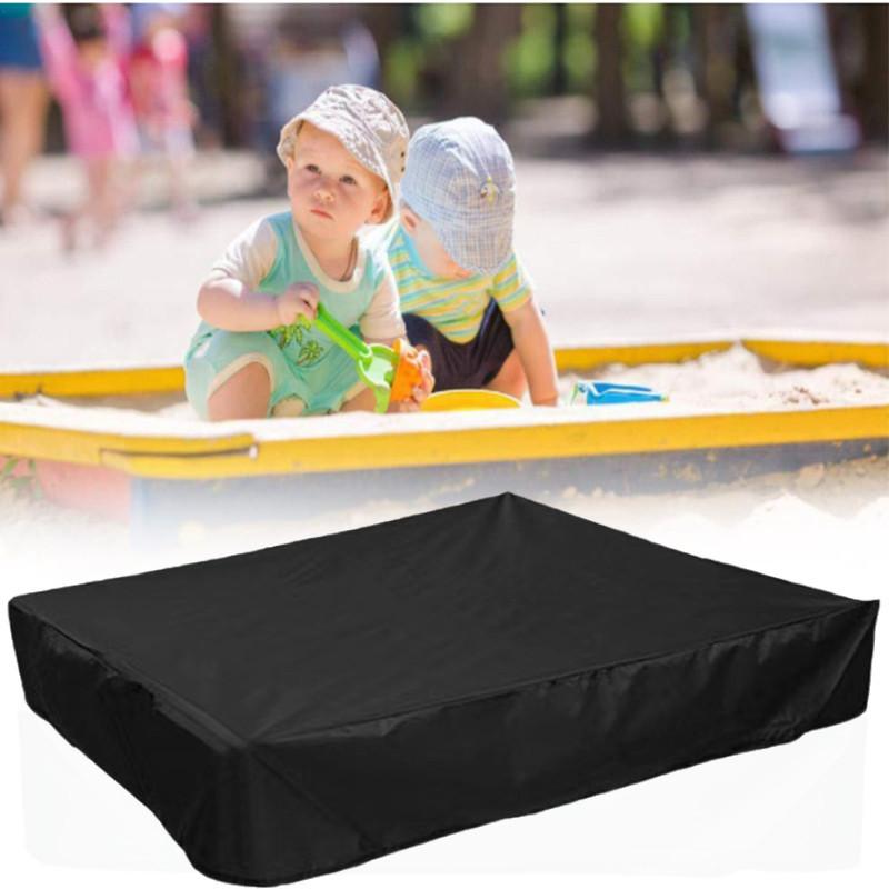 Copertura Quadrata da Giardino Resistente per Sabbiera Verde per Bambini Impermeabile Antipolvere