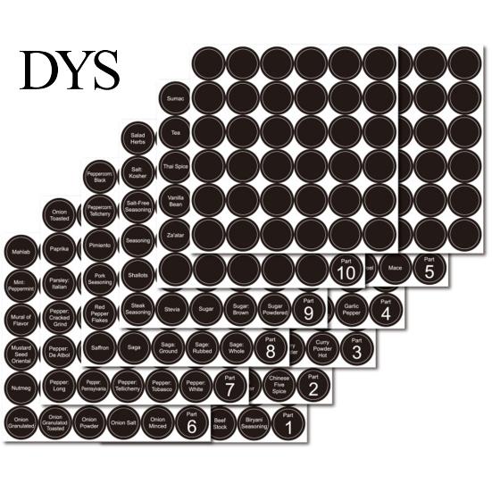 Blackboard Tag Sticker 180Pcs Chalkboard Label Exquisite Waterproof Self-adhesive Kitchen Countertop Spice Bottle Marking Daily Use