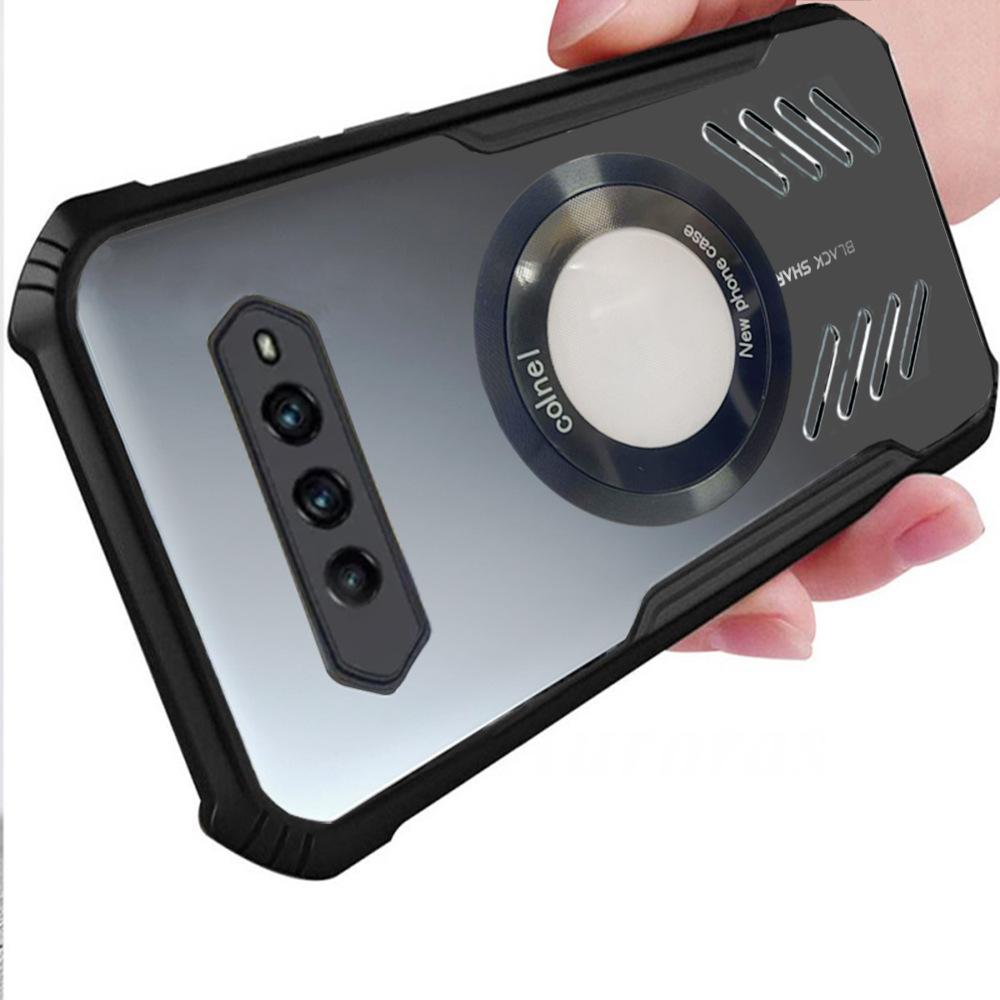 Magnetic Case Is Suitable for Xiaomi Black Shark 5 4S 4 3S 3 Pro Mobile Phone Case, Acrylic High Transparency and Anti-drop Protective Case.