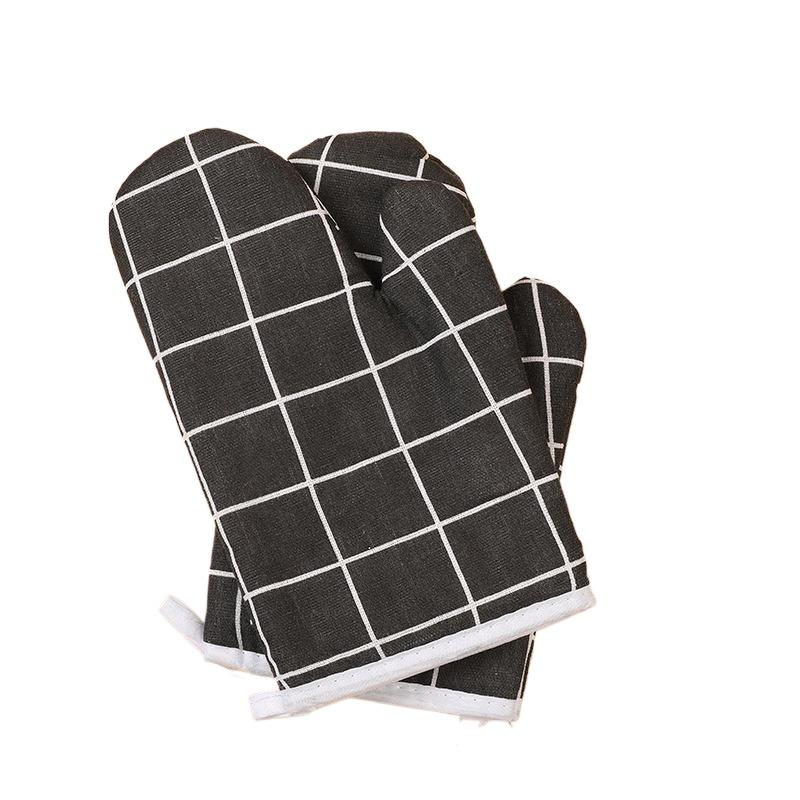 1pc Heat Resistant Insulated Kitchen Glove Thickened Oven Mitt for Baking Cooking and Microwave