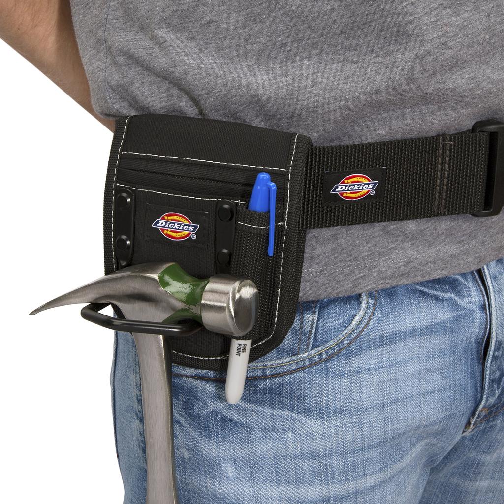 Dickies Heavy-Duty Work Belt, Holds Most Tool Belt Pouches and Duty Belt Clips, for Woodworkers and Contractors, 2-Inch Nylon Web, Adjustable