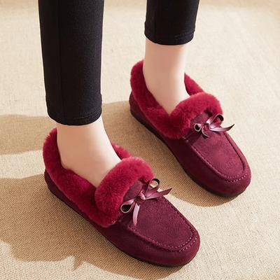 2024 Kadın Kışlık Botlar Sıcak Peluş Kadife Bilek Kar Botları Kışlık Spor Ayakkabılar Rahat Düz Pamuklu Ayakkabılar Kadınlar için Zapatos Mujer