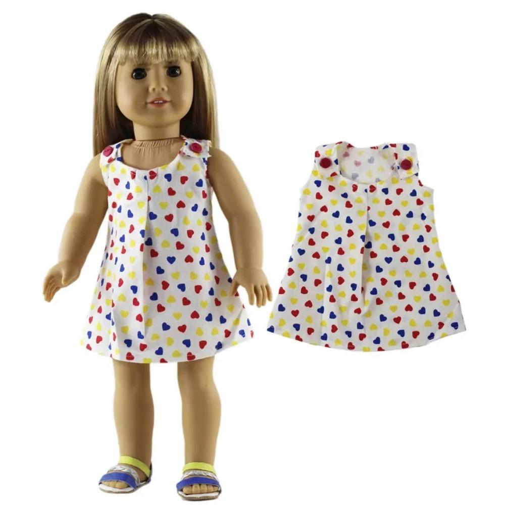 1 Conjunto Roupas de Boneca Casuais Bonitas para Boneca Americana de 18 polegadas Muitos Estilos para Escolher A90