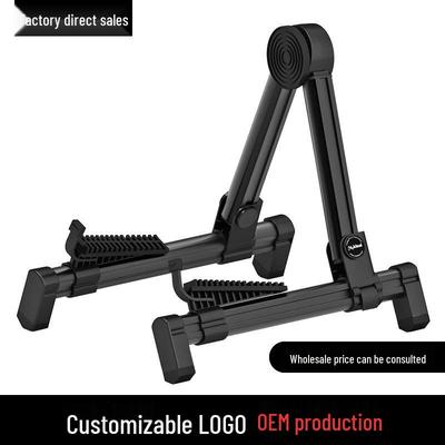 Collapsible Alloy Instrument Stand for Guitars, Ukuleles, and Basses