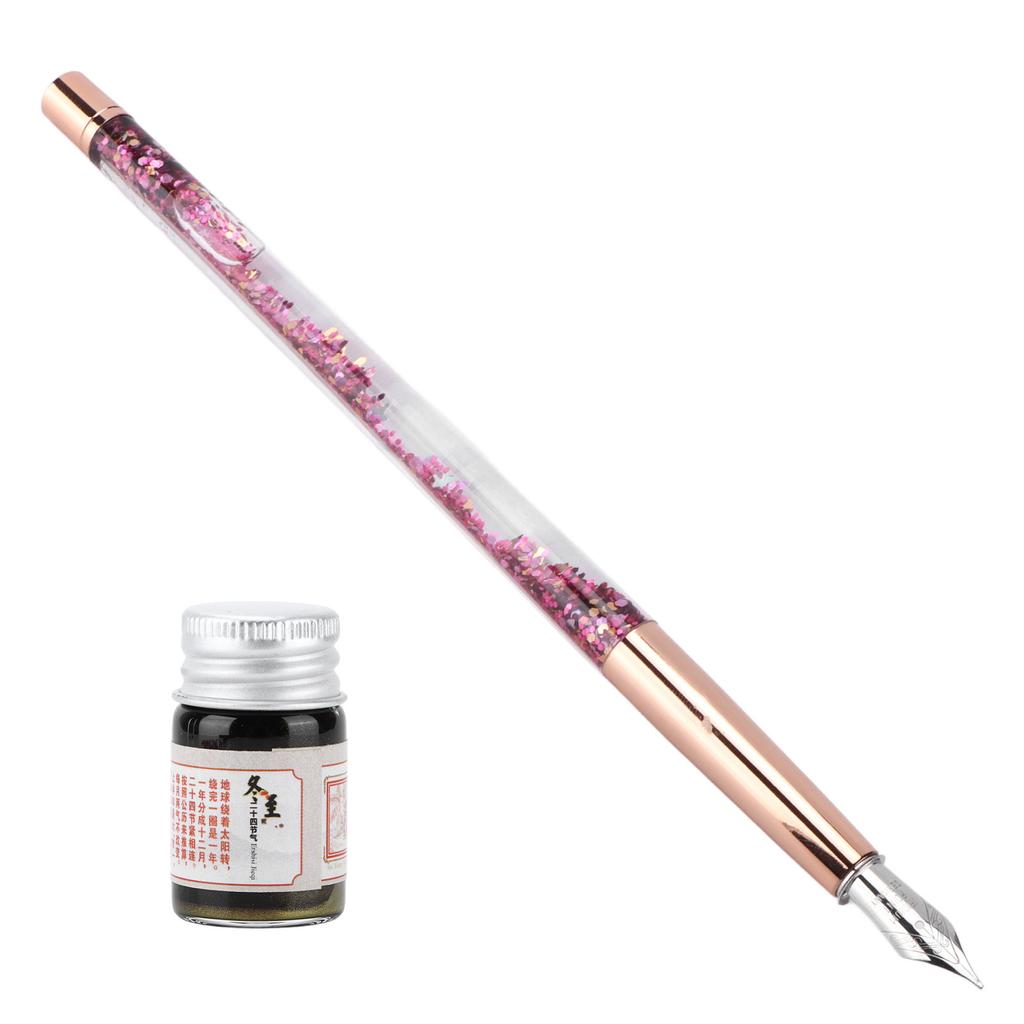 Glass Dip Pen Durable Beautiful Decorative Attractive Comfortable Ink Writing Portable Calligraphy