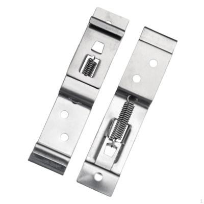 2x Cars License Plate Cover ,Spring Bracket Auto Trailer Number Clips for Truck Repair Part