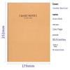 Deli B5 Kraft Paper Soft Cover Stitched Notebook (6-Pack)
