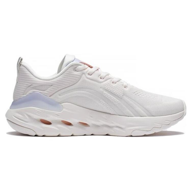 Li Ning Yuedong 1.0 Sportliche Abriebfeste Atmungsaktive Niedrige Laufschuhe Damen Weiß ARST032-4