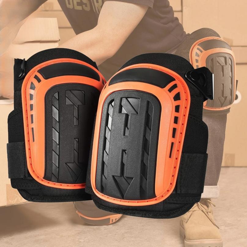 Knee Pads For Work-Heavy Duty Support Kneepads With Gel Cushion&Anti-Slip Straps-Construction,Flooring,Gardening,Cleaning,Tile