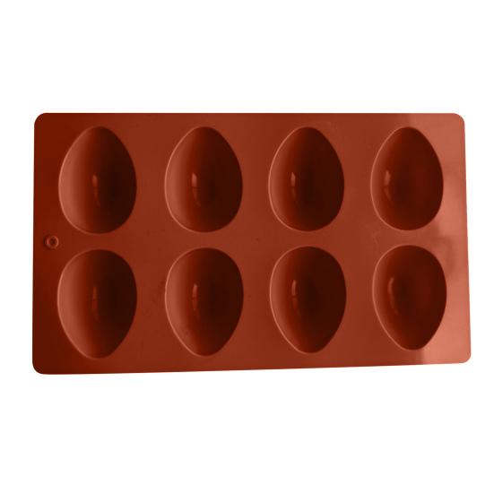Molde de Silicona para Hornear Huevo de Pascua Molde Flexible Antiadherente para Chocolate Pastel Pudín Gelatina Reutilizable Fácil Desmoldeo Herramienta para Hacer Postres Jabón Casero