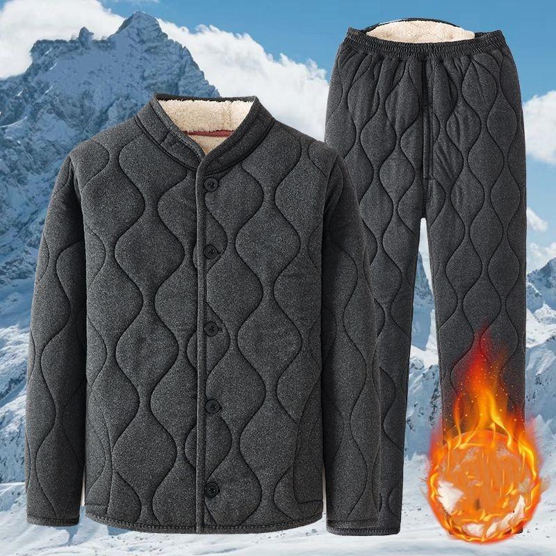 

Мужская верблюжья бархатная куртка с подкладкой, верхняя одежда, зимняя толстая куртка с подкладкой, папа, плюс бархатное термобелье, костюм с курткой с подкладкой XXXXXL