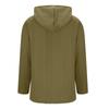 Women's Solid Color Loose Zipper Long Sleeved Hooded Top Casual Cardigan Jacket