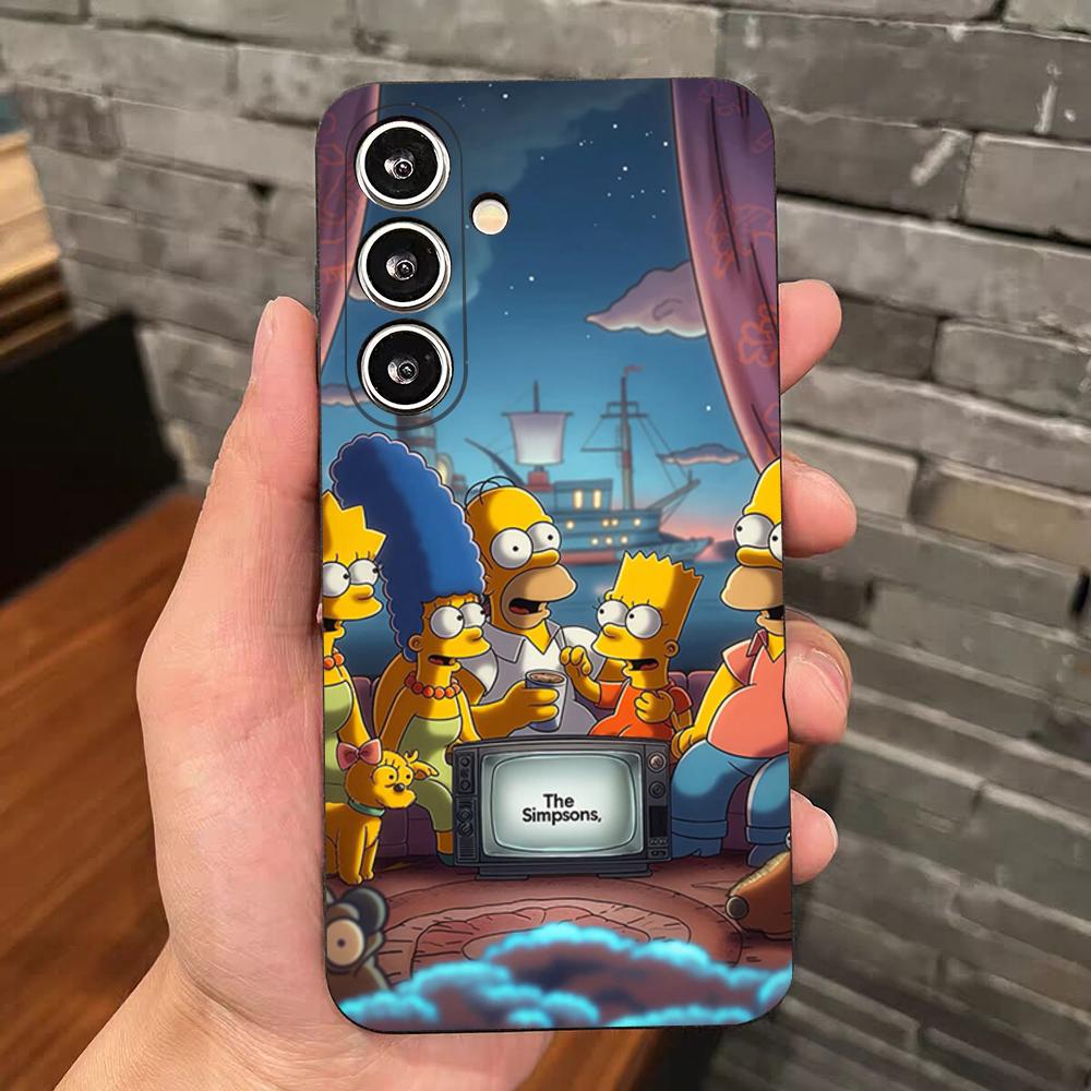 

H-HomerS Simpson Family Phone Case For Samsung S25 Edge S24 S23 S22 S21 S20 Ultra Plus Fe Galaxy A54 A53 A34 A25 A16 Silicon Cov Samsung S20 Plus