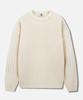 Age O.D. Crew Neck Oversized Cable Sweater Knit [Ivory]
