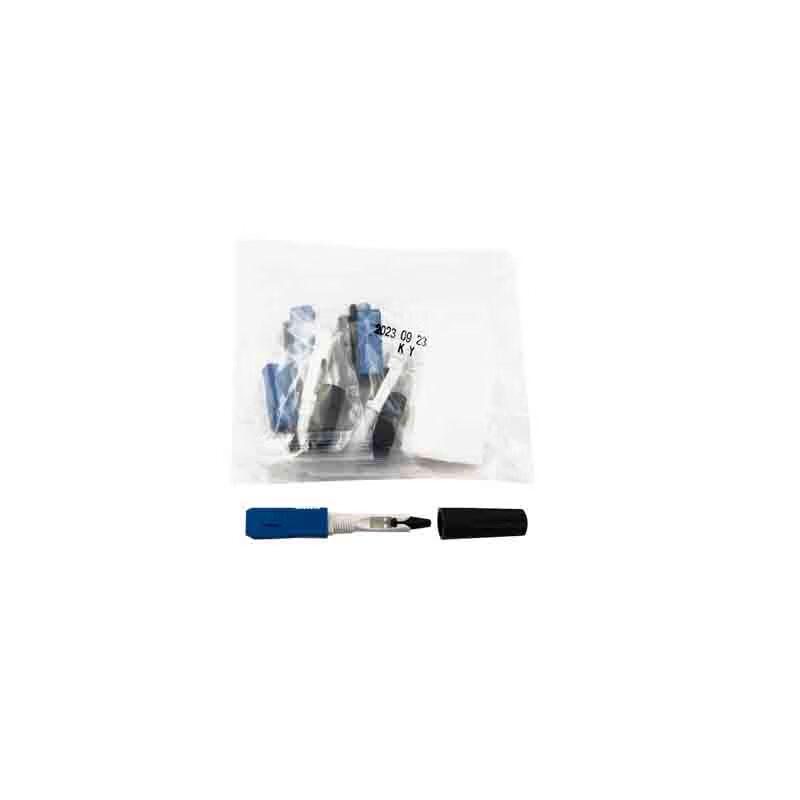 FTTR Fiber Optic Quick Connector (0.9mm Straight Plug, 5 Pcs)