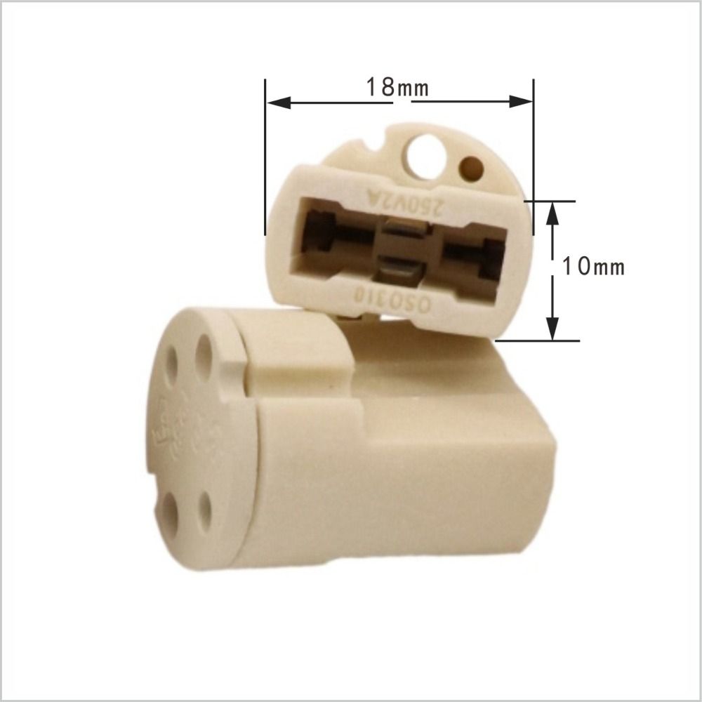 5pcs Light Accessories 110-220V Bulb Base Socket Adapter G9 Type Halogen G9 Lamp Base Lamp Holder