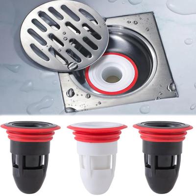 Deodorizer with Toilet Drain Core, Toilet Floor Drainer, Inner Core, Pest Control, Anti-odor Silicone Device, Odorless Water Seal