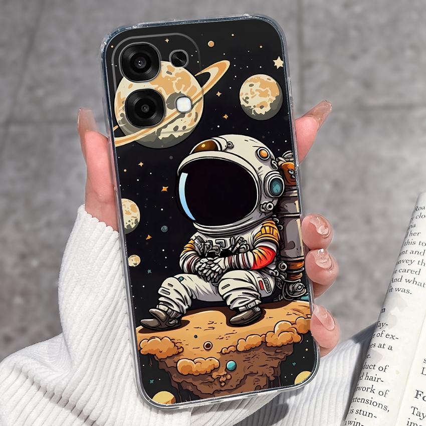For Oppo A6 Pro A6x A5x K13 Realme 15X C85 V70 V70s CT 7 7T 8 Phone Cases Beautiful Sakura Butterflies Patterns Casing Soft Silicone TPU Clear Housing