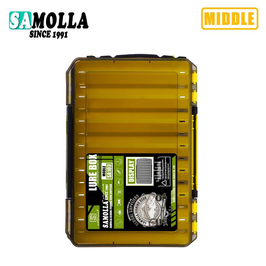 XL Double-Sided Tackle Storage Box for Fishing Lures, Bait, and Hooks
