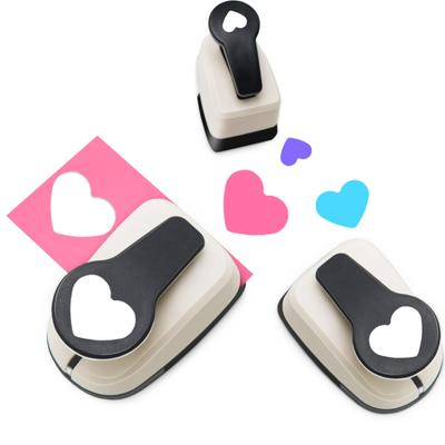 9/16/25mm Heart Shape Hole Punch - Scrapbooking Paper Cutter Embossing Tool For DIY Craft Projects And Card Making