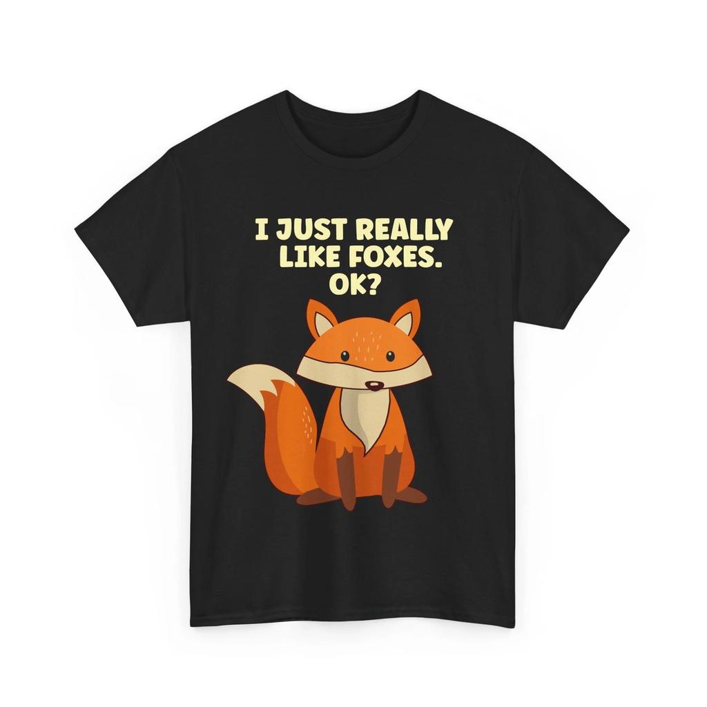 Fox Shirt, I Just Really Like Foxes Ok Shirt, Foxes Animals Lovers T-shirt