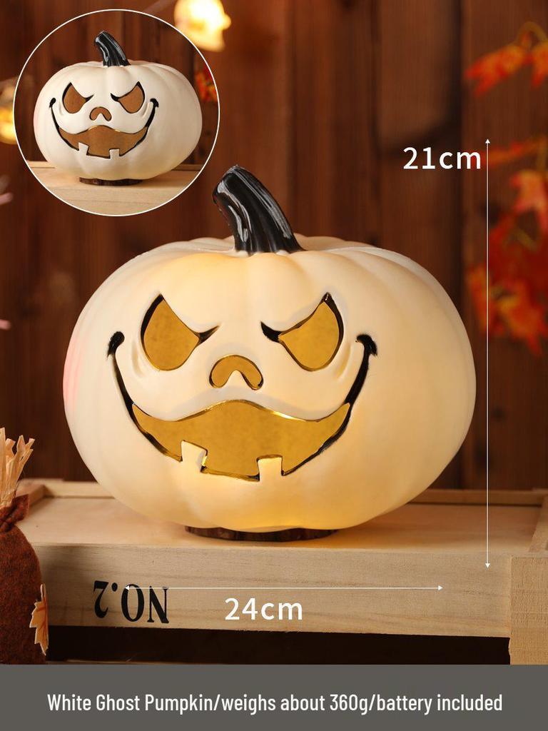 Luminous Halloween Pumpkin Lantern Decoration - Large Outdoor Display for Shopping Malls and Events