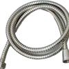 Black Stainless Steel Explosion-Proof Shower Hose with Rain Nozzle, Available in 1.5m and 2m Lengths