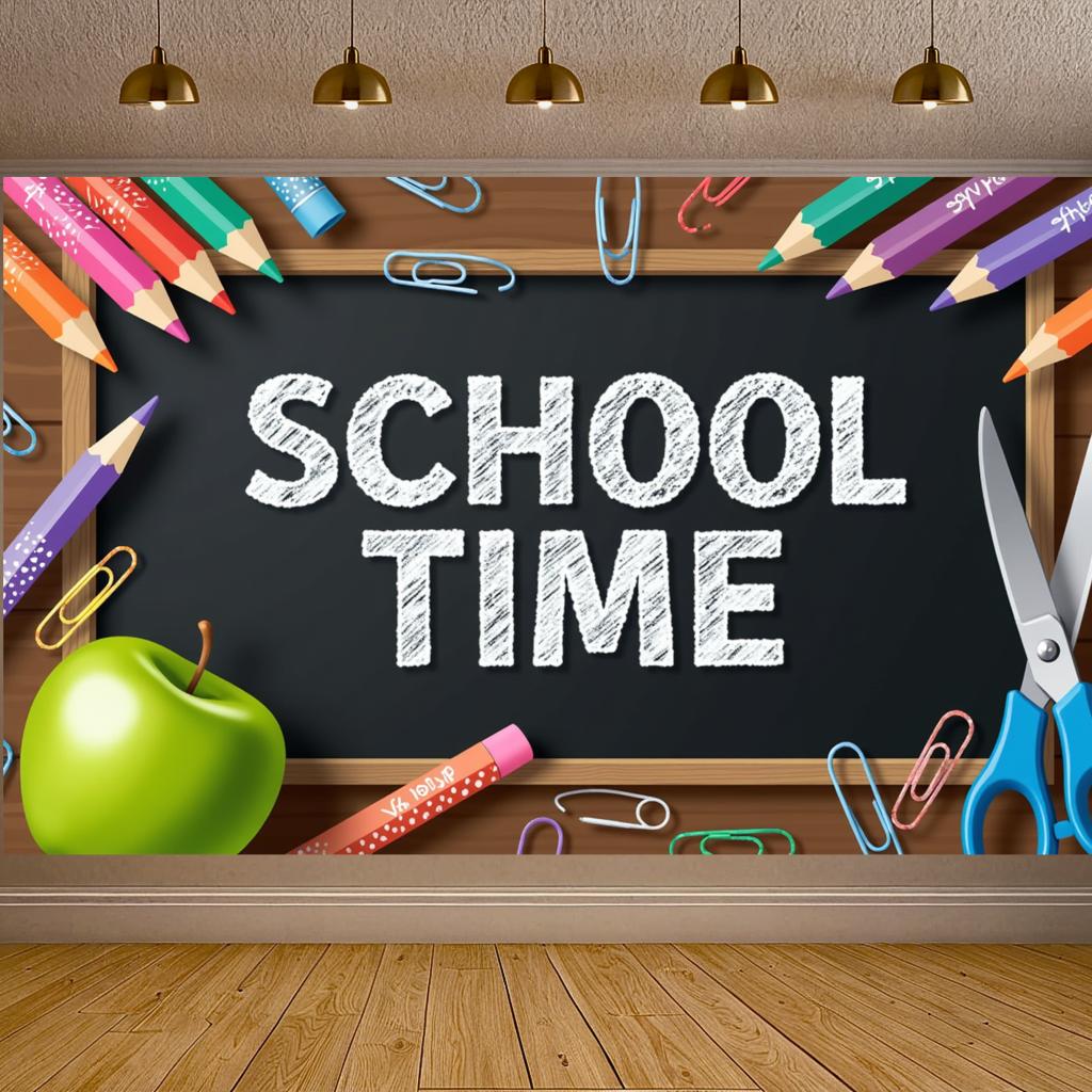 Paper School decoration Eye-catching Colorful Decorative Wall decoration Innovative Welcome banner for School decoration