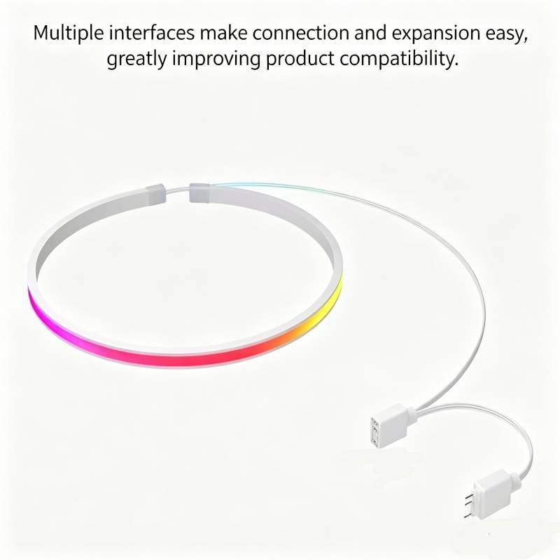 Rgb Gaming Pc Case Lighting Strip With 5v Three Pins For Dynamic Color Effects