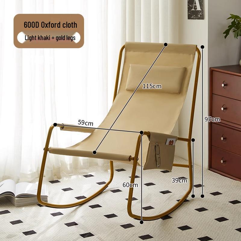 Breathable Outdoor Reclining Rocking Chair for Balcony or Home
