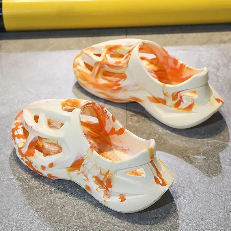 Mode Utomhus Herrsandal Andningsbar Ultralätt Ny Sommar Lågt Pris Nummer 41 Rea Mode Barfota Lyx 2025 Stilar Köp Herrsko