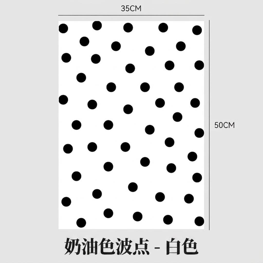Thicken Plastic Creative Wrapping Pack Round Dot Flower Sheet Waterproof Bouquet Art Paper Aesthetic Holiday Present Packs