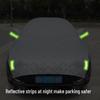 All-Season Universal Car Cover: Sun & Rain Protection, Heat Insulation, Thickened Full Exterior Shield.