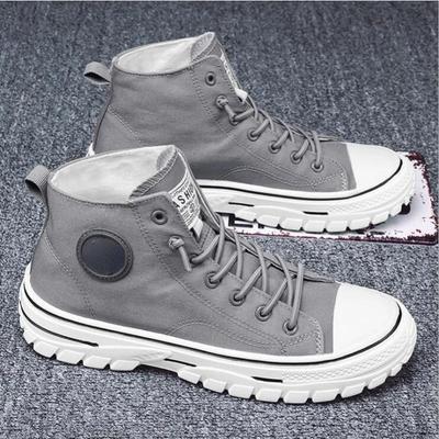 Fashion Men's High Top Sneakers 2025 New Canvas Shoes Fashion Male High Top Casual Skateboarding Vulcanized Shoes Brand Comfort Sneakers