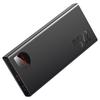 Powerbank Baseus Adaman Metal, 10000Mah, 2Xusb, Usb-C, Lightning, Microusb 22.5W (Czarny)