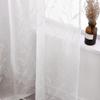 1 PC LOZUJOJU White Sheer Curtain Living Room Embroidered Bedroom Window Tulle Curtain Home Decor