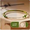 Bamboo Joy evening bracelet for women, woven cord bracelet with pure silver bamboo motifs, new Chinese style, niche birthday gift