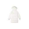 Converse Down Jackets Women's White Hooded Moderate Quilted Down Jacket (Unisex) Down Jackets 10020023 A01