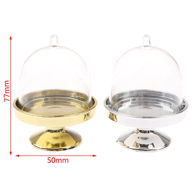 Stojan na svatební dárkové krabičky se 4 ks průhledného držáku na cukrovinky