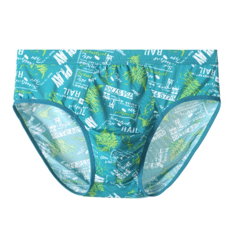 Eisseide Dreiecksunterwäsche Ultradünn Sommer Kühl Atmungsaktiv Locker Übergröße Herrenunterwäsche