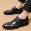 New Trend Designer Dress Leather Monk Strap Shoes for Men Formal Wedding Prom Dress Homecoming Footwear Sapatos Tenis Masculino