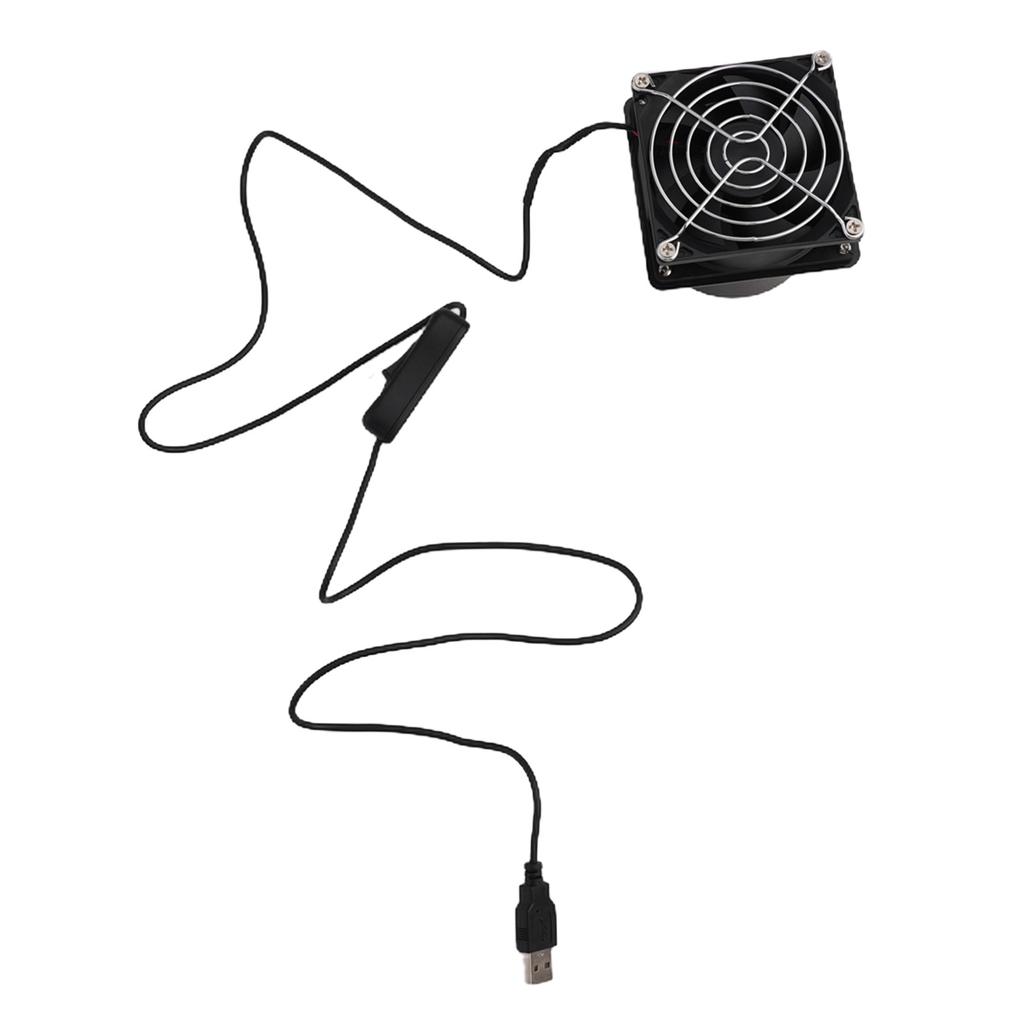 Air Circulation Fan Air Volume 44CFM Fan Duct Exhuast Fan Compact Size High-speed Sturdy And Practical USB Charging